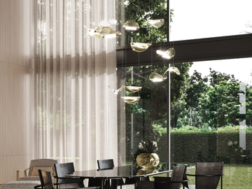 MANTA - Modular Murano glass pendant lamp by Paolo Castelli - view 3